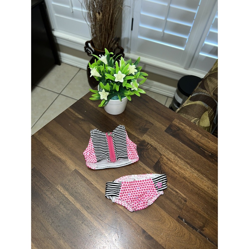 American Girl 2017 Truly Me Stripes and Dots Swimsuit Set - Fits 18" Doll